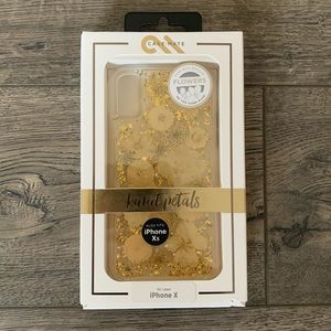 NIB Casemate IPhone X/Xs Gold”Karat Petals”Case